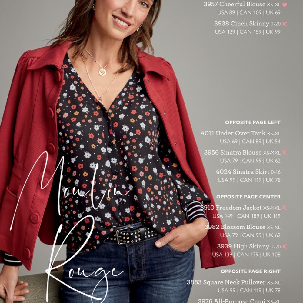 CAbi Cheerful Blouse #3957 - Medium